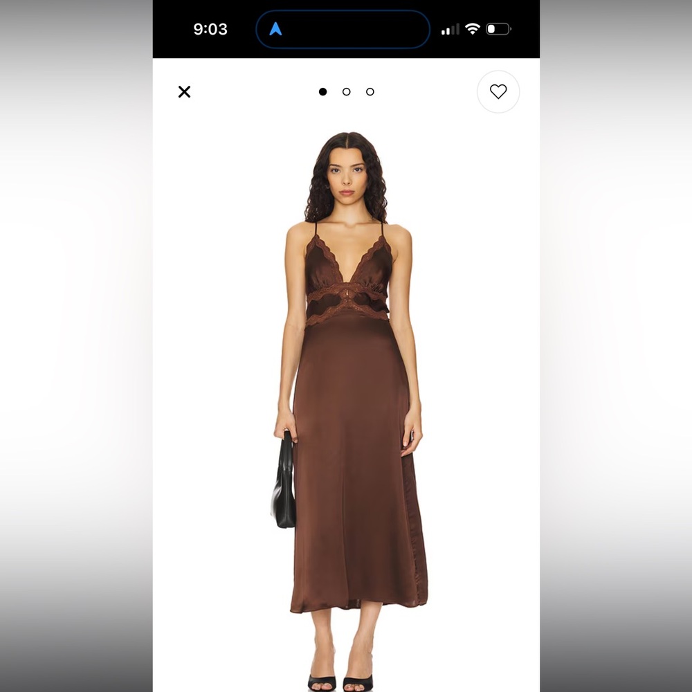 Cami Nyc Womens  Roya Silk Dress brand new with tags